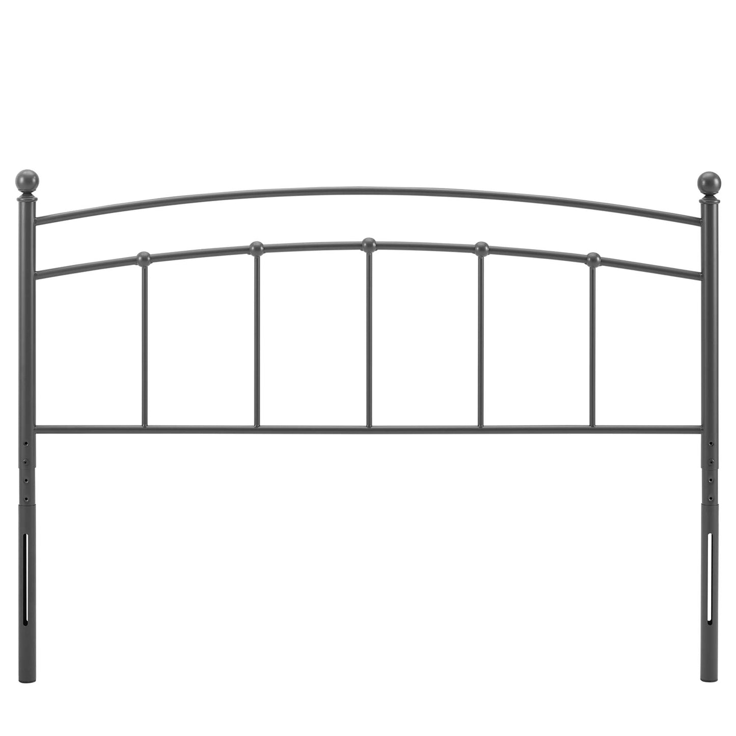 Modway - Abigail Metal Full Headboard by Modway  Bedroom Headboards Gray - MOD-6157-GRY