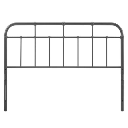 Modway - Alessia Metal Twin Headboard by Modway  Bedroom Headboards Gray - MOD-6160-GRY