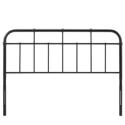 Modway - Alessia Metal Full Headboard by Modway  Bedroom Headboards Black - MOD-6161-BLK