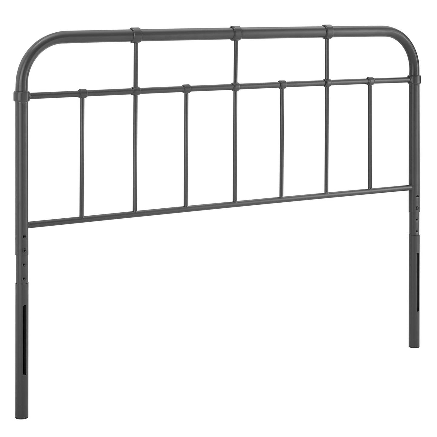 Modway - Alessia Metal King Headboard by Modway  Bedroom Headboards Gray - MOD-6163-GRY