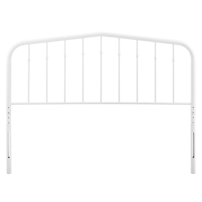 Modway - Lennon Metal Twin Headboard by Modway  Bedroom Headboards White - MOD-6164-WHI