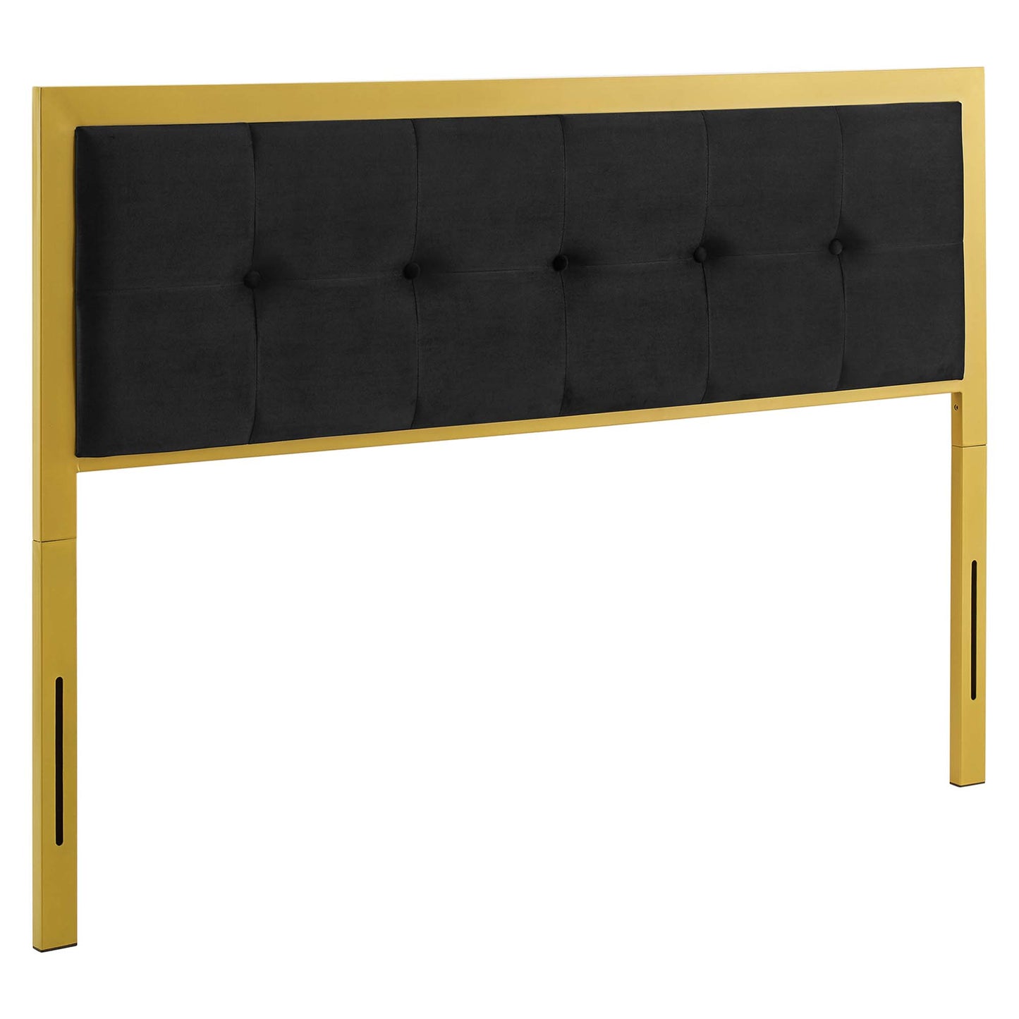 Modway Outlet Teagan Tufted Performance Velvet Full Headboard by Modway  Bedroom Furniture Gold Black - MOD-6175-GLD-BLK