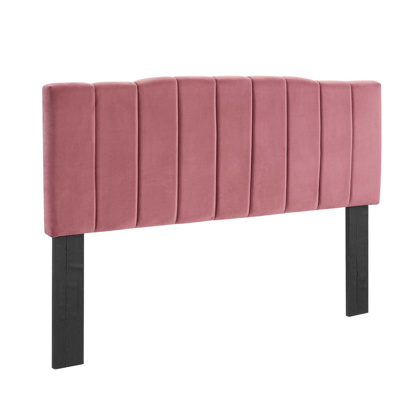 Modway Outlet Camilla Channel Tufted Performance Velvet King/California King Headboard by Modway  Bedroom Furniture Dusty Rose - MOD-6183-DUS