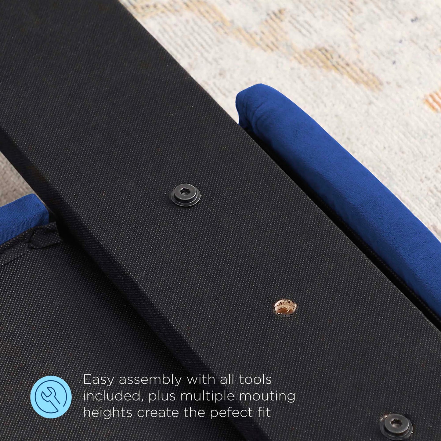 Modway Outlet Camilla Channel Tufted Performance Velvet King/California King Headboard by Modway  Bedroom Furniture Navy - MOD-6183-NAV