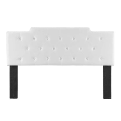 Modway Outlet Juliet Tufted Performance Velvet Full/Queen Headboard by Modway  Bedroom Furniture White - MOD-6185-WHI