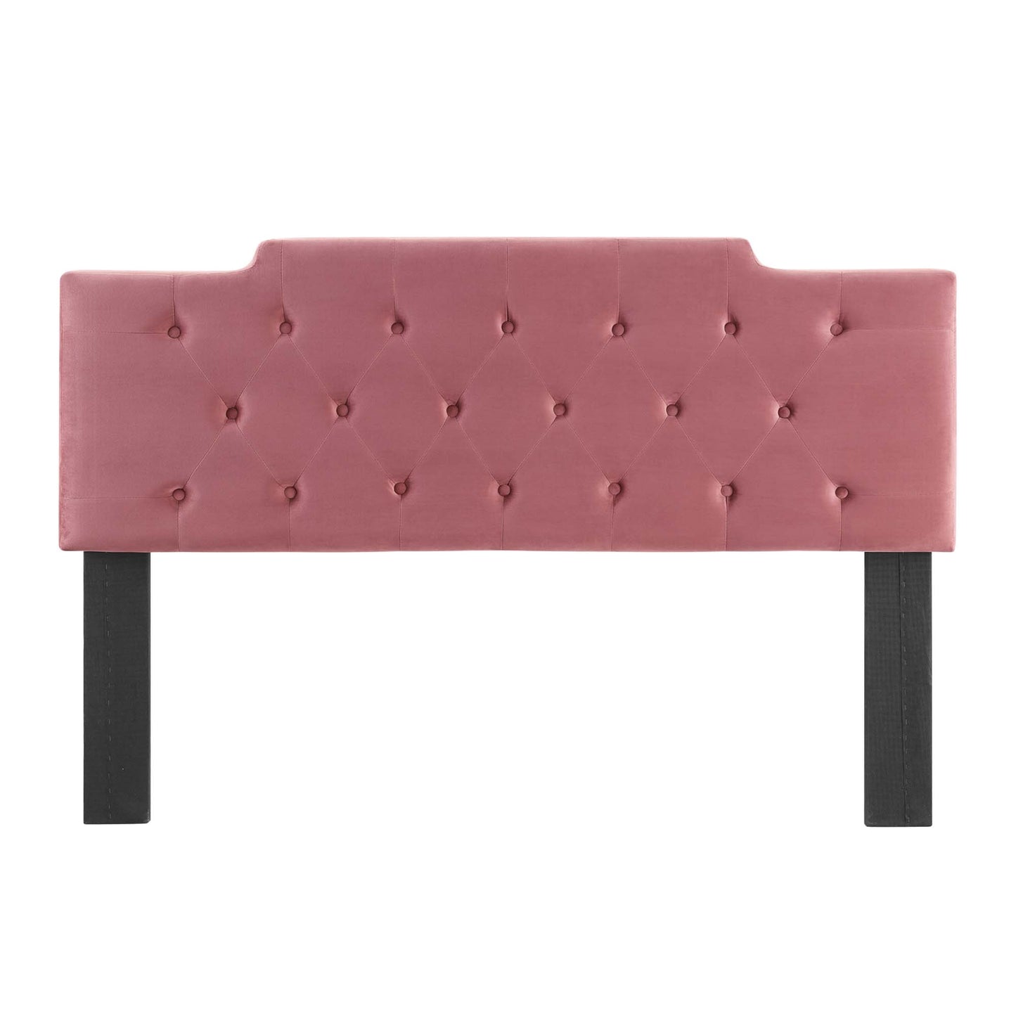 Modway Outlet Juliet Tufted Performance Velvet King/California King Headboard by Modway  Bedroom Furniture Dusty Rose - MOD-6186-DUS