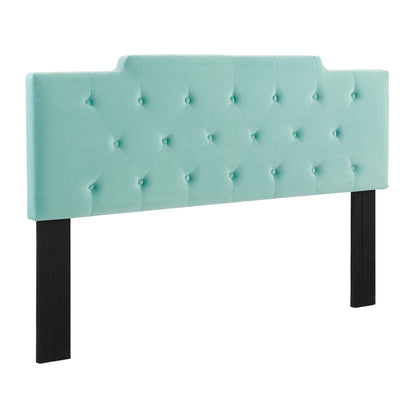 Modway Outlet Juliet Tufted Performance Velvet King/California King Headboard by Modway  Bedroom Furniture Mint - MOD-6186-MIN