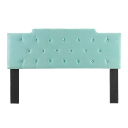 Modway Outlet Juliet Tufted Performance Velvet King/California King Headboard by Modway  Bedroom Furniture Mint - MOD-6186-MIN