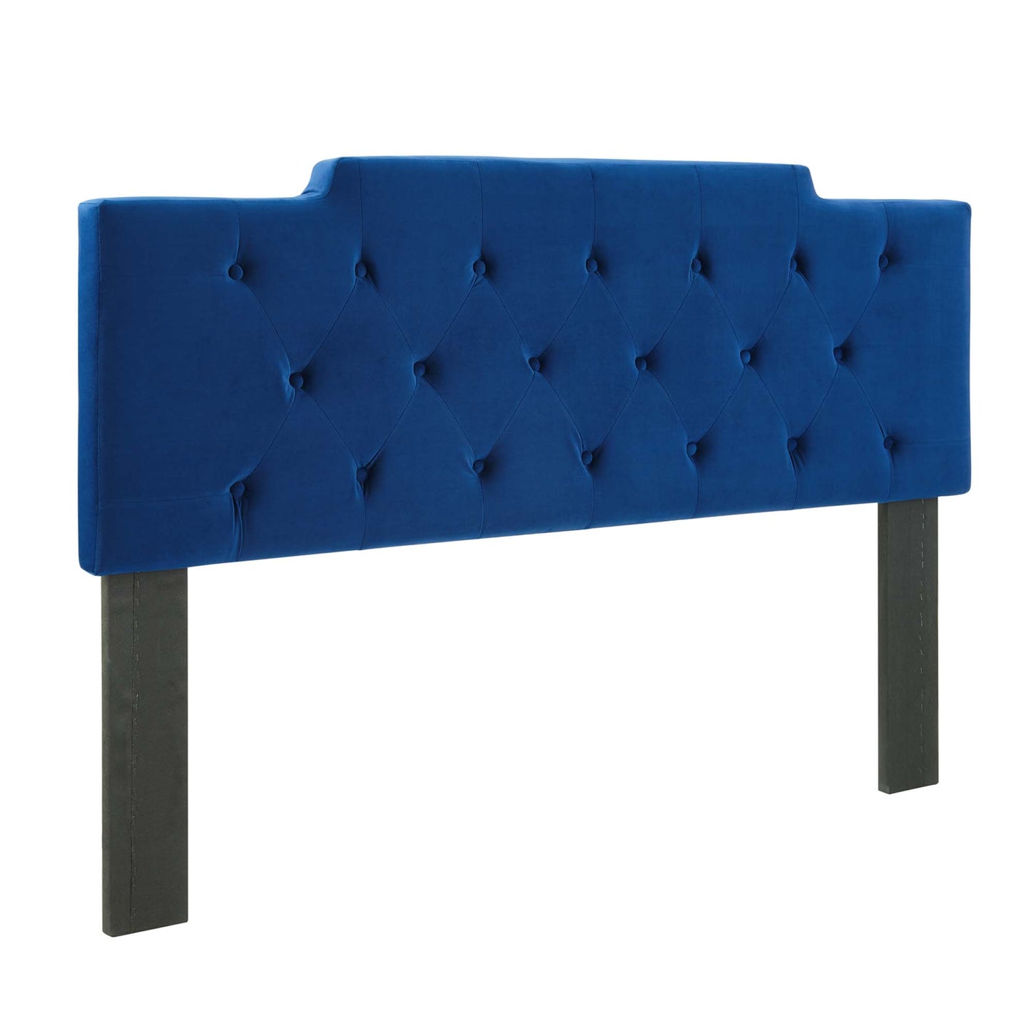 Modway Outlet Juliet Tufted Performance Velvet King/California King Headboard by Modway  Bedroom Furniture Navy - MOD-6186-NAV