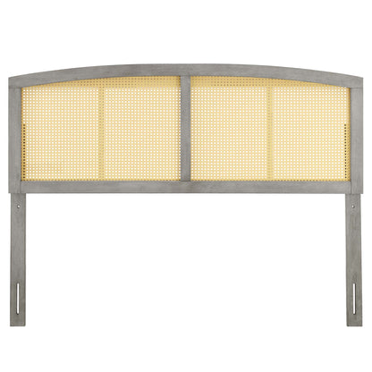 Modway Outlet Halcyon Cane Full Headboard by Modway  Bedroom Furniture Gray - MOD-6203-GRY