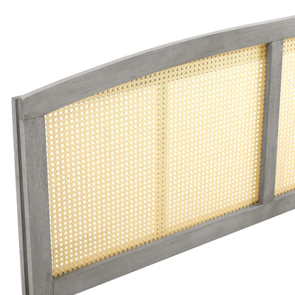 Modway Outlet Halcyon Cane Full Headboard by Modway  Bedroom Furniture Gray - MOD-6203-GRY