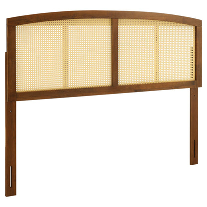 Modway Outlet Halcyon Cane King Headboard by Modway  Bedroom Furniture Walnut - MOD-6205-WAL