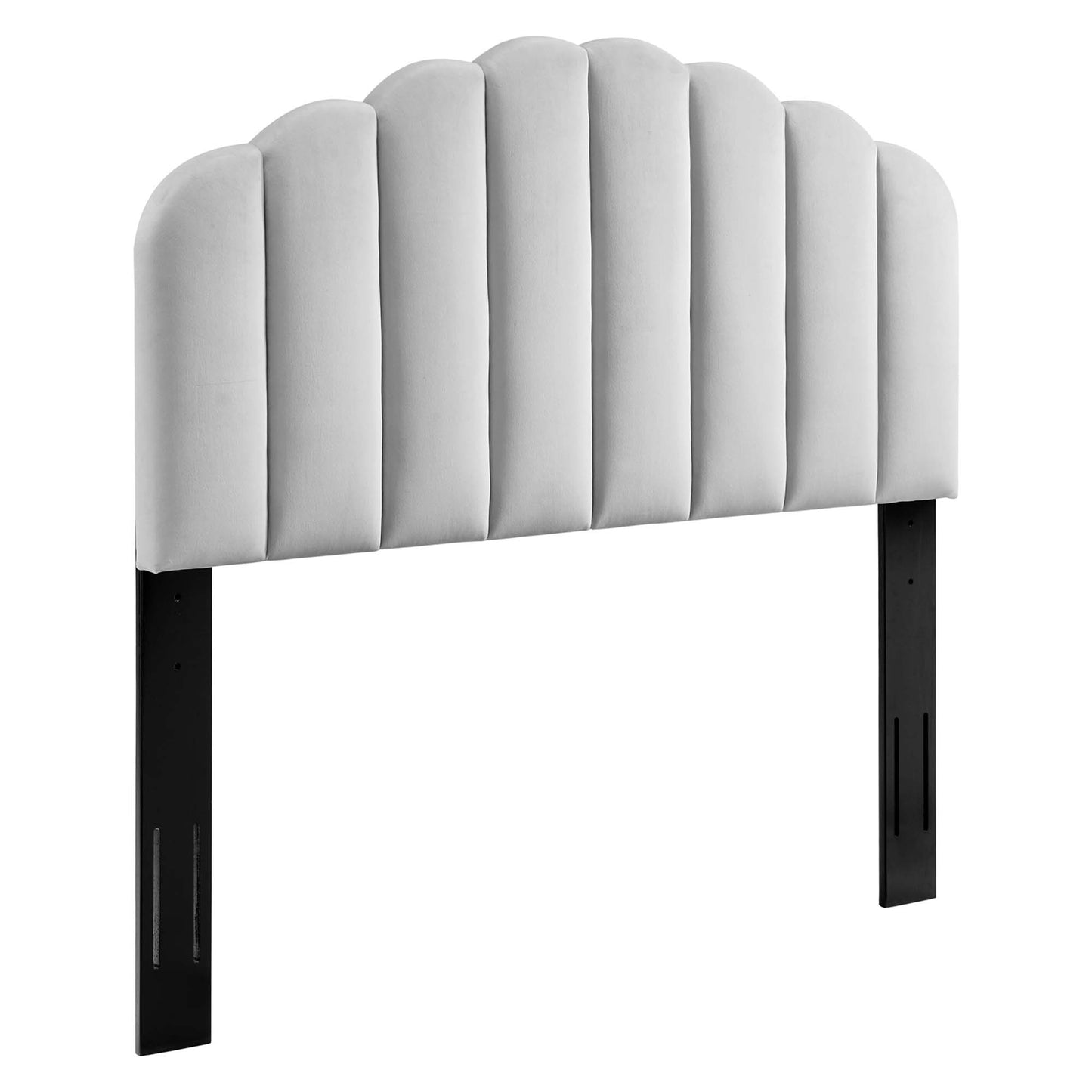 Modway - Veronique Performance Velvet Full/Queen Headboard by Modway  Bedroom Headboards Gray - MOD-6207-LGR