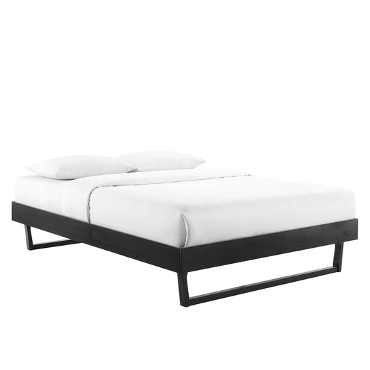 Modway - Billie Wood Full Platform Bed Frame by Modway  Bedroom Beds Black - MOD-6213-BLK