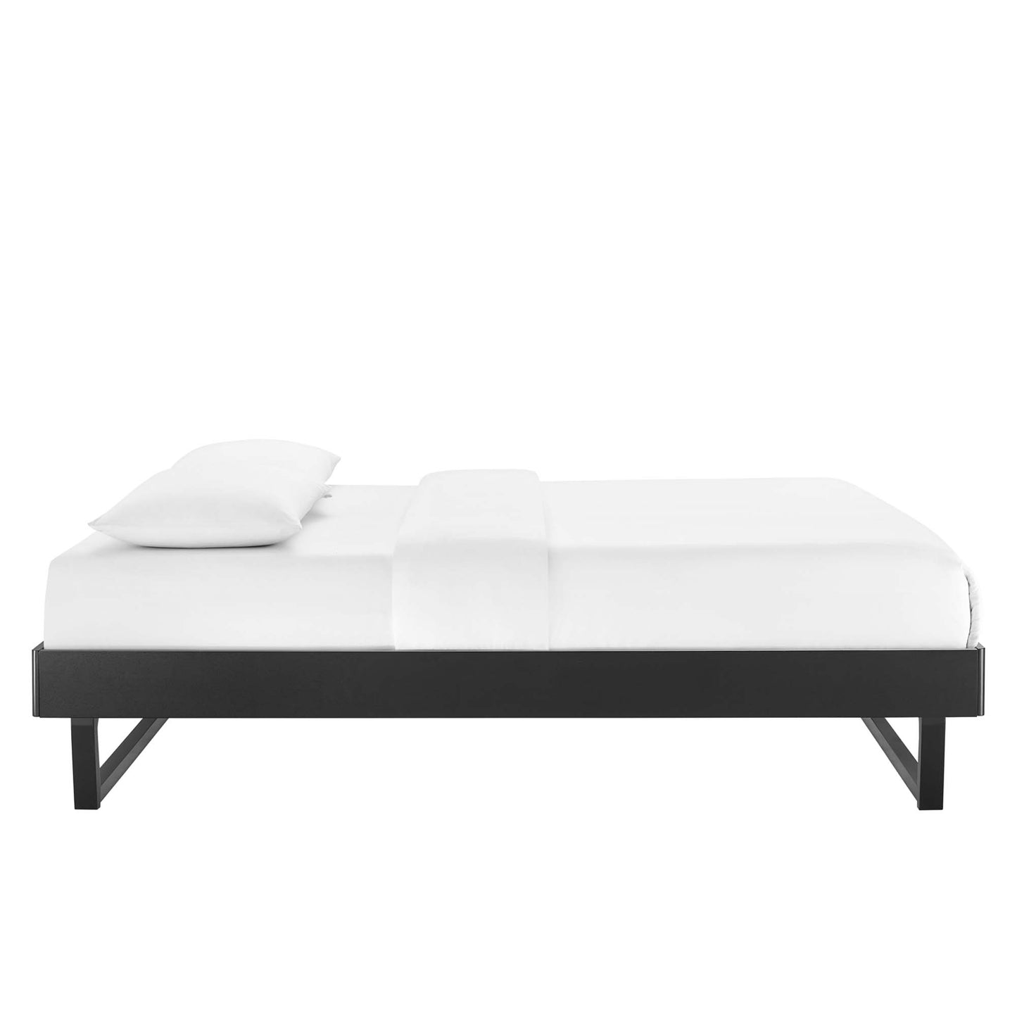 Modway Outlet Billie Wood Queen Platform Bed Frame by Modway  Bedroom Furniture Black - MOD-6214-BLK