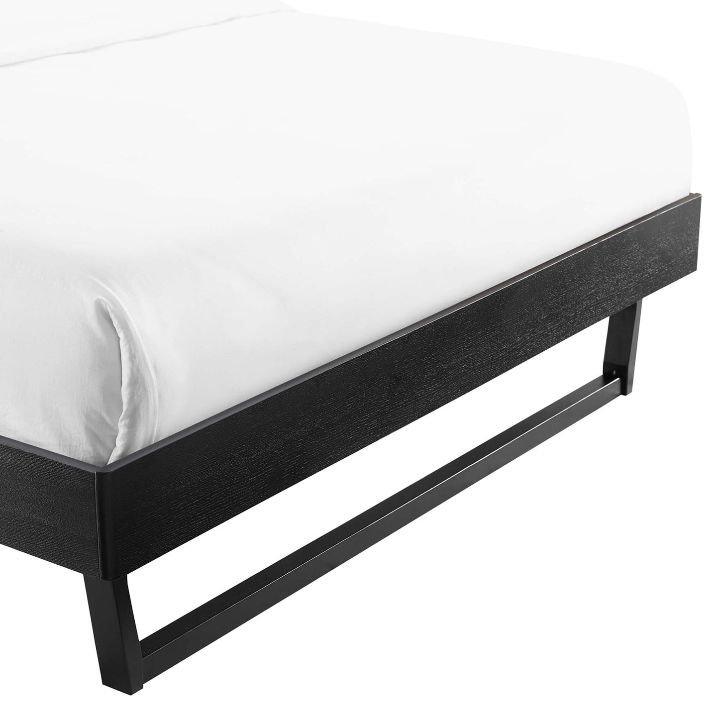 Modway Outlet Billie Wood Queen Platform Bed Frame by Modway  Bedroom Furniture Black - MOD-6214-BLK
