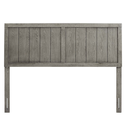 Modway - Robbie Wood Full Headboard by Modway  Bedroom Headboards Gray - MOD-6217-GRY