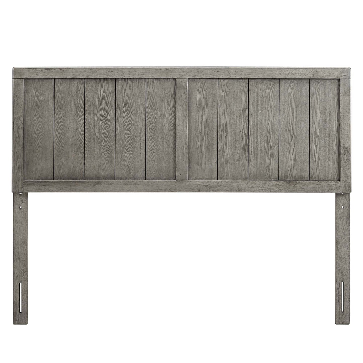Modway - Robbie Wood King Headboard by Modway  Bedroom Headboards Gray - MOD-6219-GRY