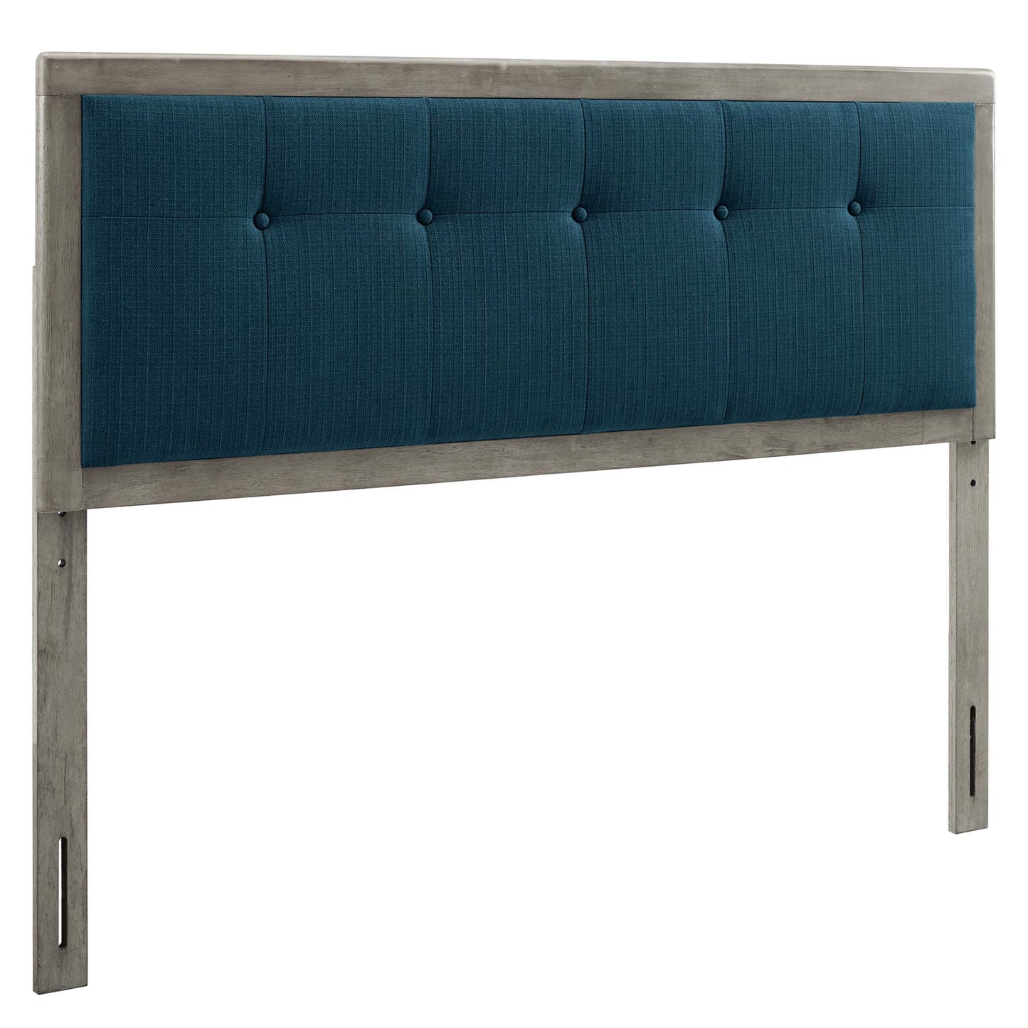 Modway Outlet Draper Tufted Fabric and Wood King Headboard by Modway  Bedroom Furniture Gray Azure - MOD-6227-GRY-AZU