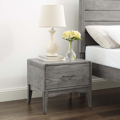 Modway Outlet Georgia Wood Nightstand by Modway  Bedroom Furniture Gray - MOD-6241-GRY