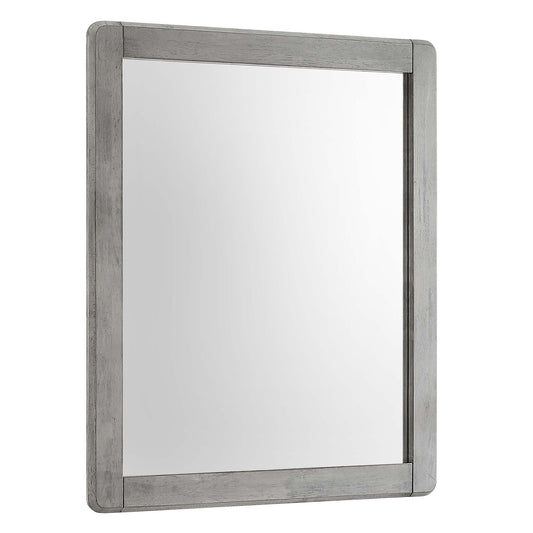 Modway Outlet Georgia Wood Mirror by Modway  Bedroom Furniture Gray - MOD-6243-GRY