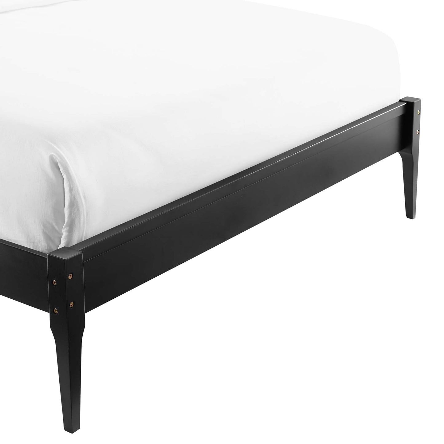 Modway Outlet June Wood Queen Platform Bed Frame by Modway  Bedroom Furniture Black - MOD-6246-BLK