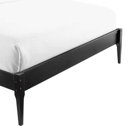 Modway Outlet June Wood Queen Platform Bed Frame by Modway  Bedroom Furniture Black - MOD-6246-BLK