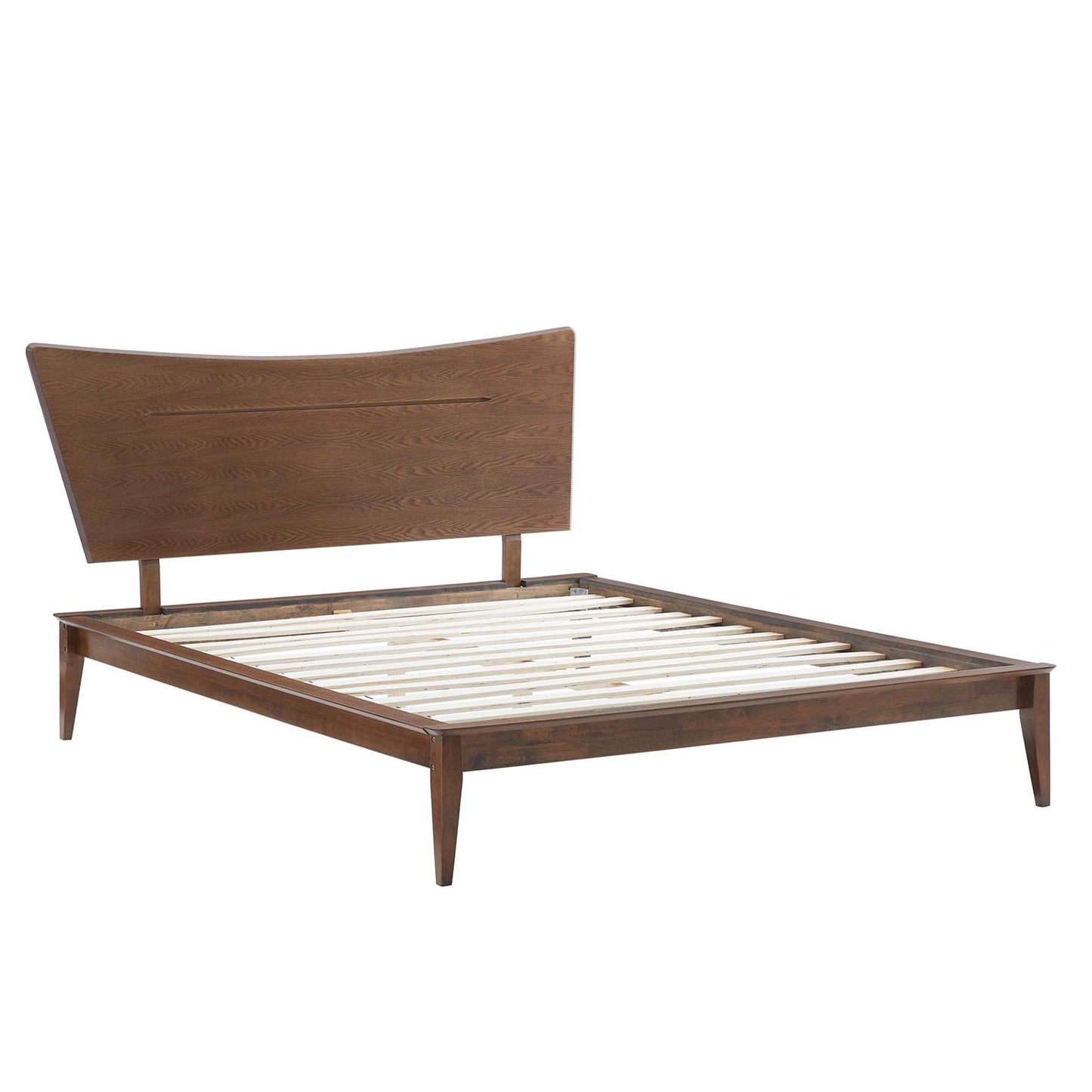 Modway - Astra Wood Queen Platform Bed by Modway  Bedroom Beds Brown - MOD-6250-WAL