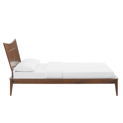 Modway - Astra Wood King Platform Bed by Modway  Bedroom Beds Brown - MOD-6251-WAL
