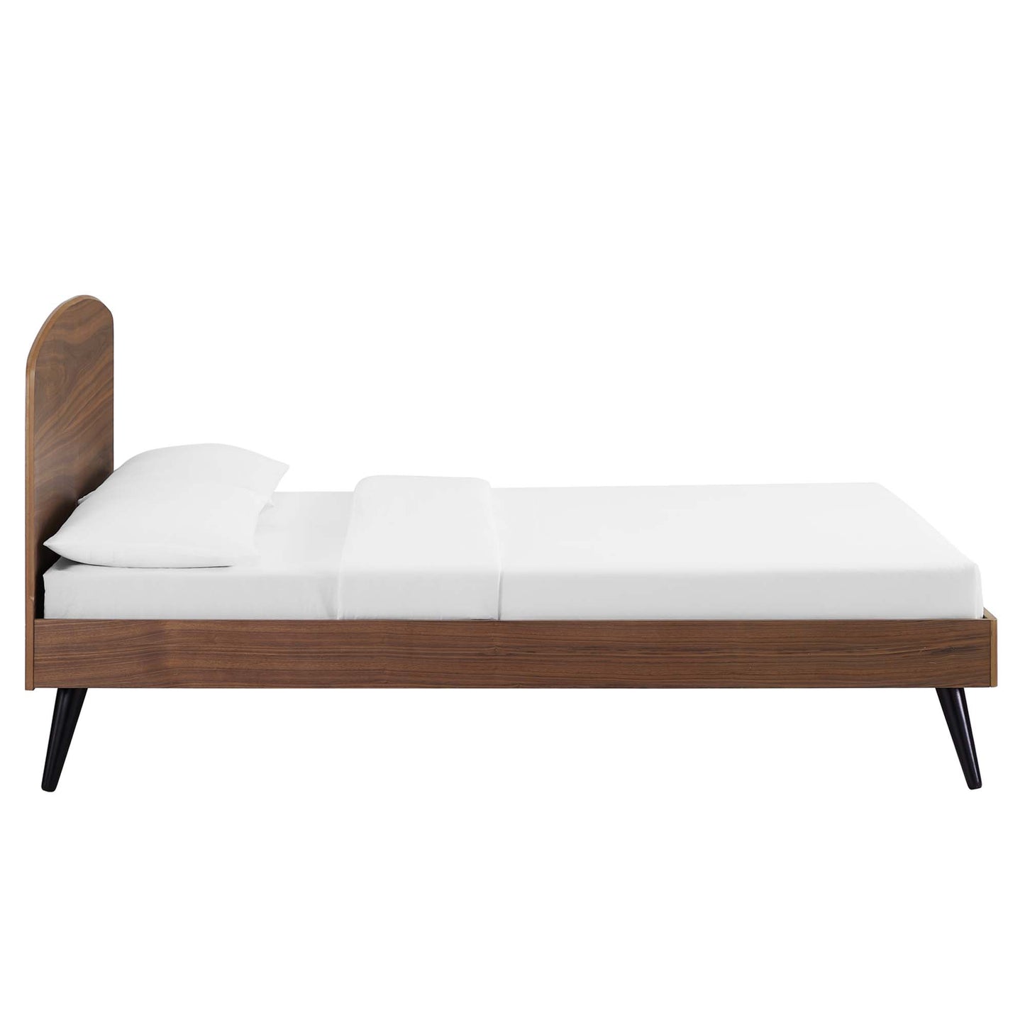 Modway - Bronwen Wood Queen Platform Bed by Modway  Bedroom Beds Brown - MOD-6254-WAL