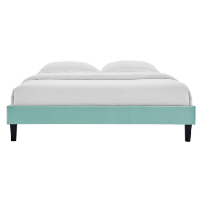 Modway Outlet Reign Performance Velvet Full Platform Bed Frame by Modway  Bedroom Furniture Mint - MOD-6265-MIN
