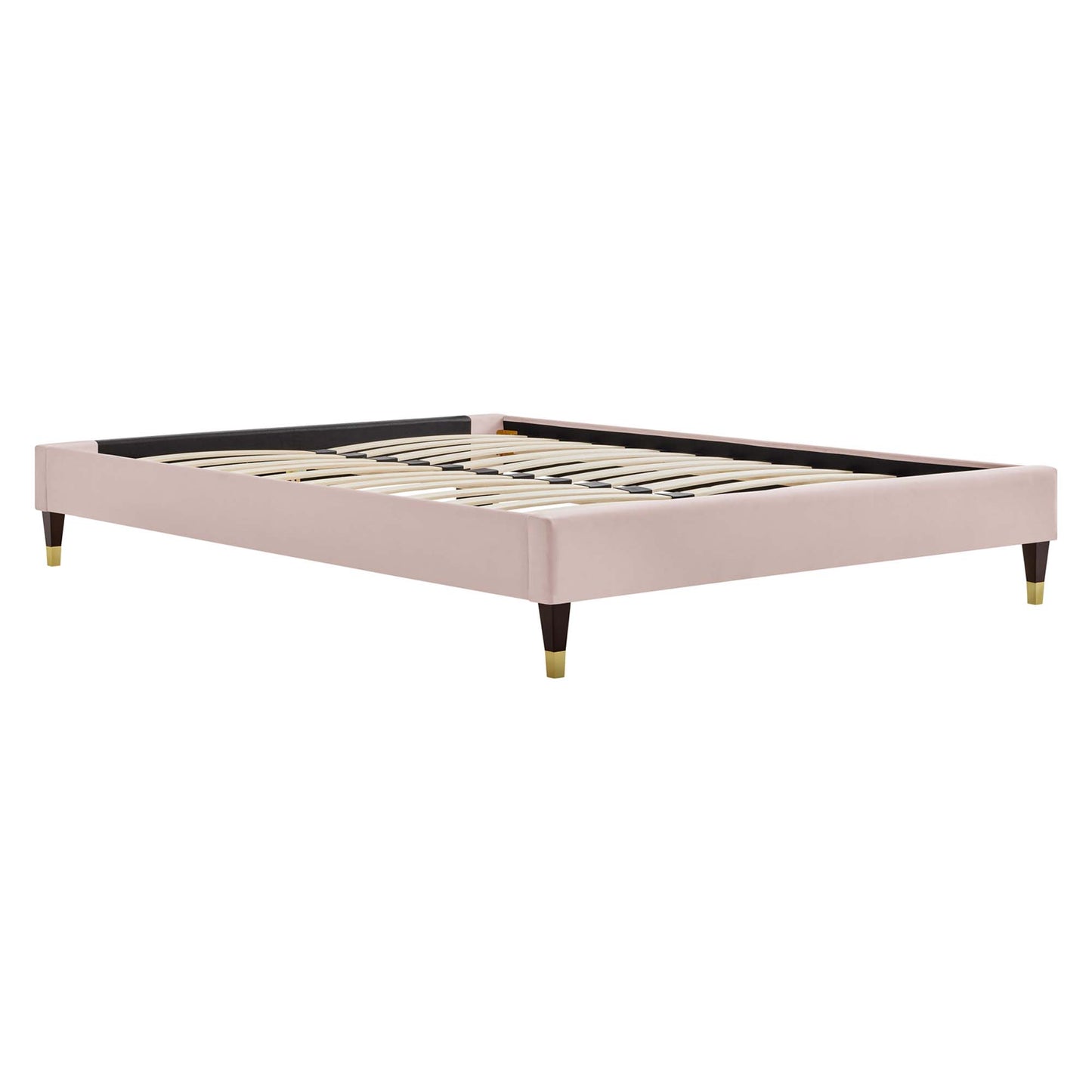 Modway Outlet Harlow Performance Velvet King Platform Bed Frame by Modway  Bedroom Furniture Pink - MOD-6271-PNK