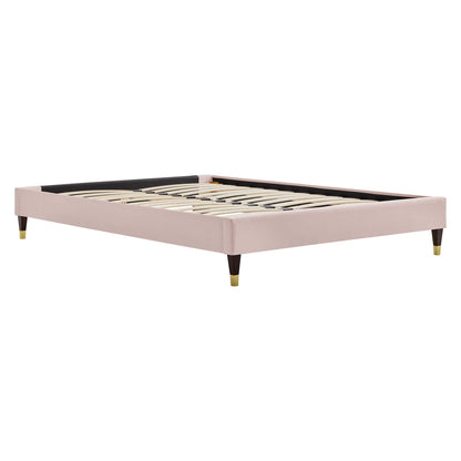 Modway Outlet Harlow Performance Velvet King Platform Bed Frame by Modway  Bedroom Furniture Pink - MOD-6271-PNK