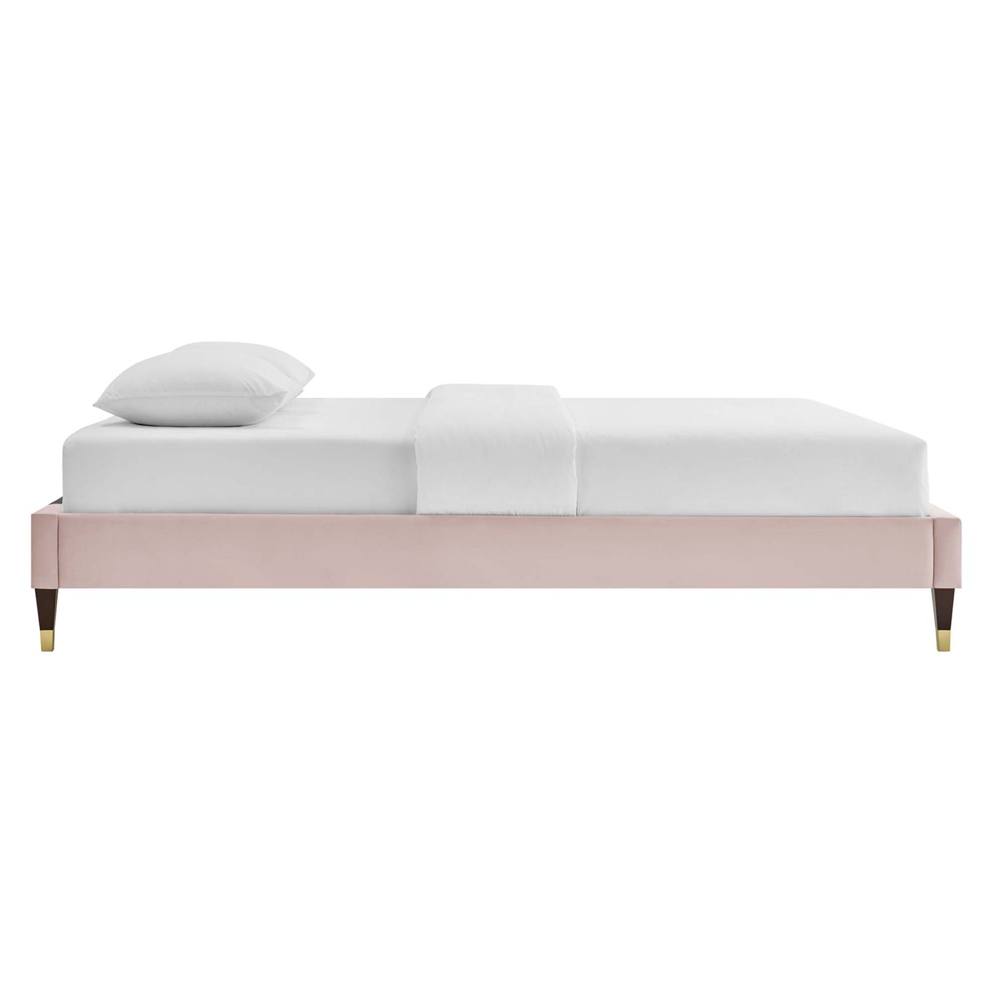 Modway Outlet Harlow Performance Velvet King Platform Bed Frame by Modway  Bedroom Furniture Pink - MOD-6271-PNK