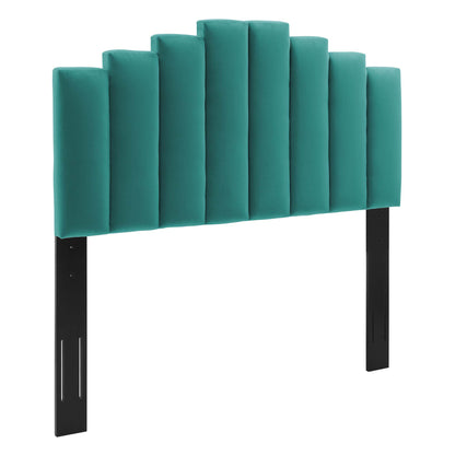 Modway Outlet Noelle Performance Velvet Twin Headboard by Modway  Bedroom Furniture Teal - MOD-6276-TEA