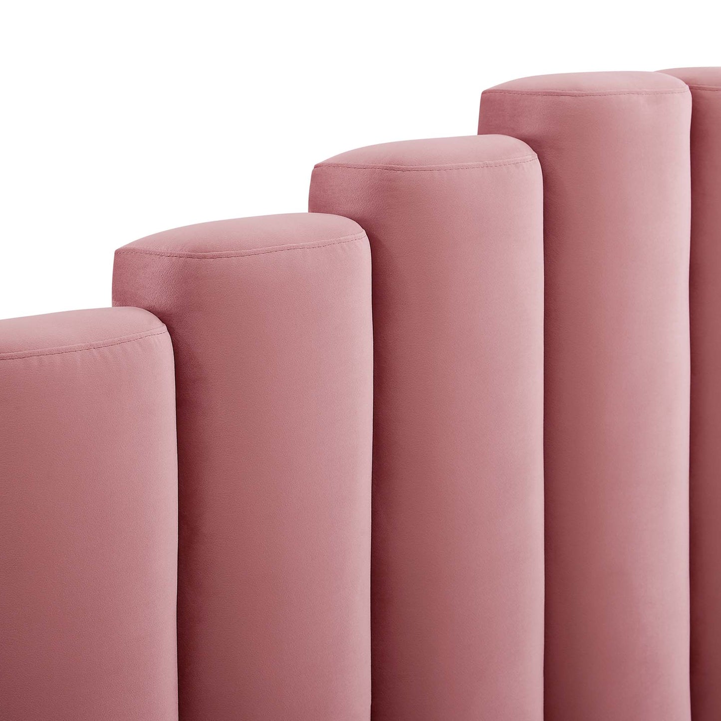 Modway Outlet Olivia Performance Velvet Queen Platform Bed by Modway  Bedroom Furniture Dusty Rose - MOD-6280-DUS