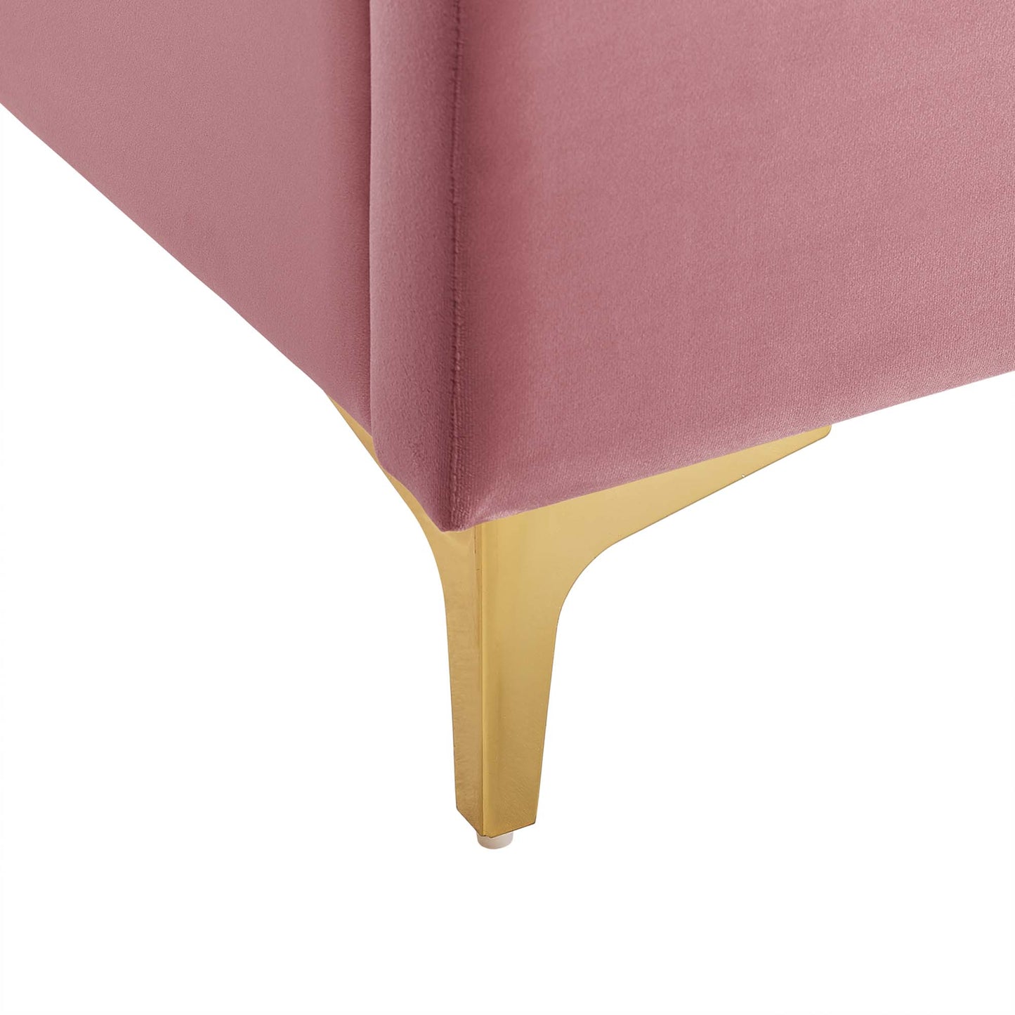 Modway Outlet Olivia Performance Velvet Queen Platform Bed by Modway  Bedroom Furniture Dusty Rose - MOD-6280-DUS