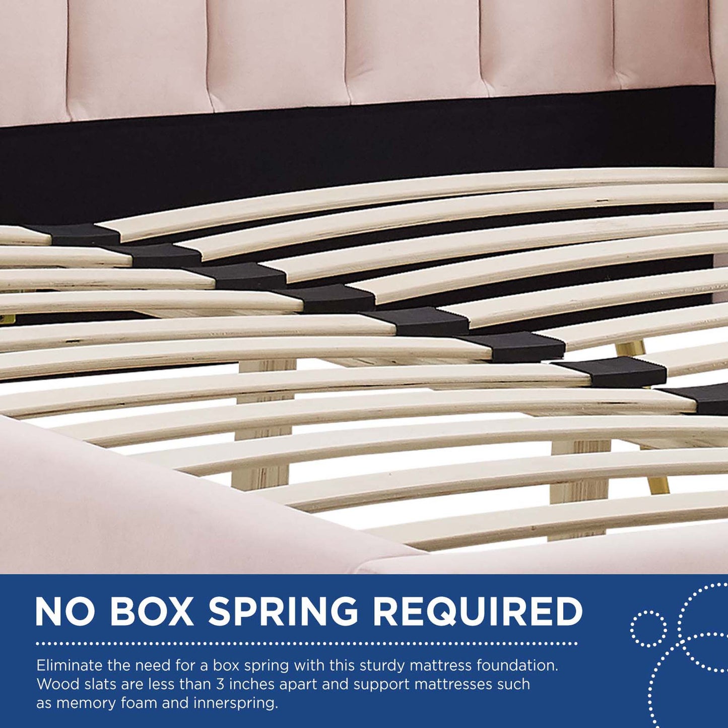 Modway - Lana Performance Velvet Queen Wingback Platform Bed by Modway  Bedroom Beds Red - MOD-6282-PNK