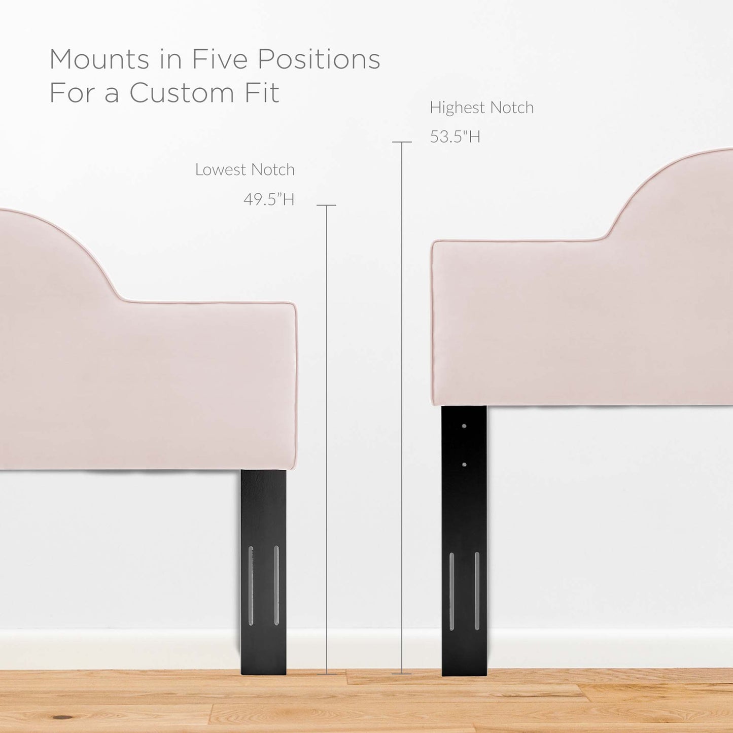 Modway Outlet Dawn Performance Velvet King/California King Headboard by Modway  Bedroom Furniture Pink - MOD-6304-PNK