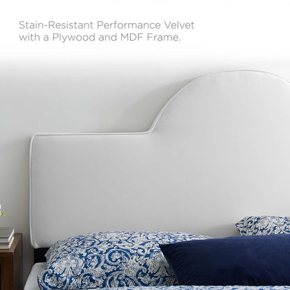 Modway Outlet Dawn Performance Velvet King/California King Headboard by Modway  Bedroom Furniture White - MOD-6304-WHI