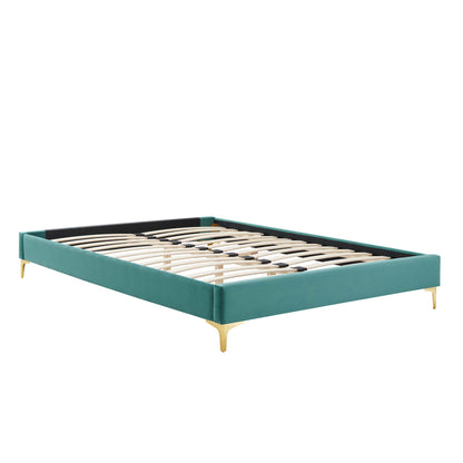 Modway Outlet Sutton Performance Velvet King Bed Frame by Modway  Bedroom Furniture Teal - MOD-6307-TEA