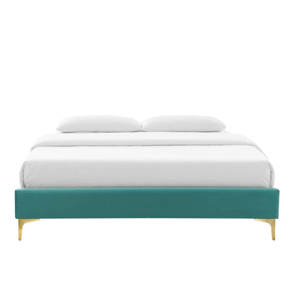 Modway Outlet Sutton Performance Velvet King Bed Frame by Modway  Bedroom Furniture Teal - MOD-6307-TEA
