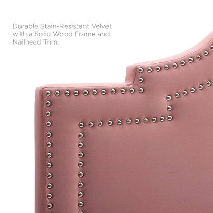 Modway Outlet Lucia Performance Velvet King/California King Headboard by Modway  Bedroom Furniture Dusty Rose - MOD-6313-DUS