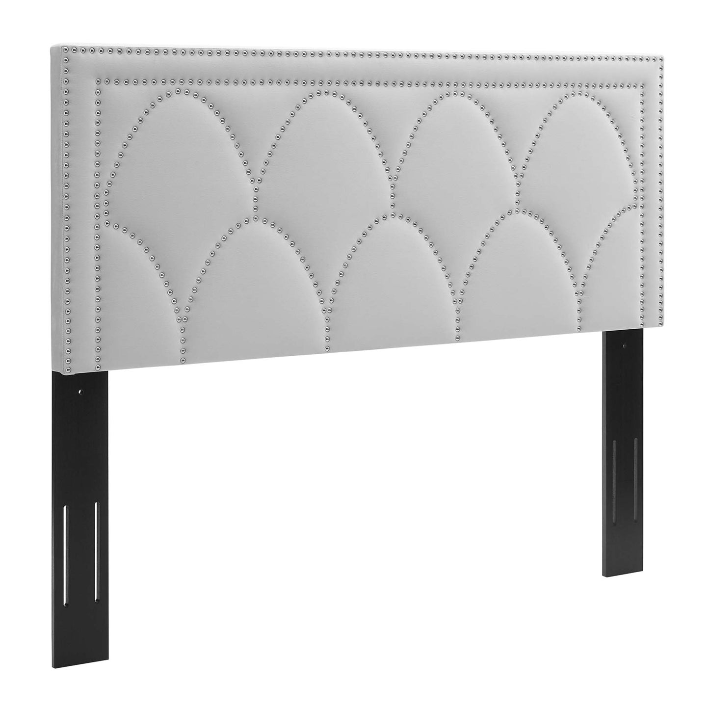 Modway Outlet Greta Performance Velvet Twin Headboard by Modway  Bedroom Furniture Light Gray - MOD-6320-LGR