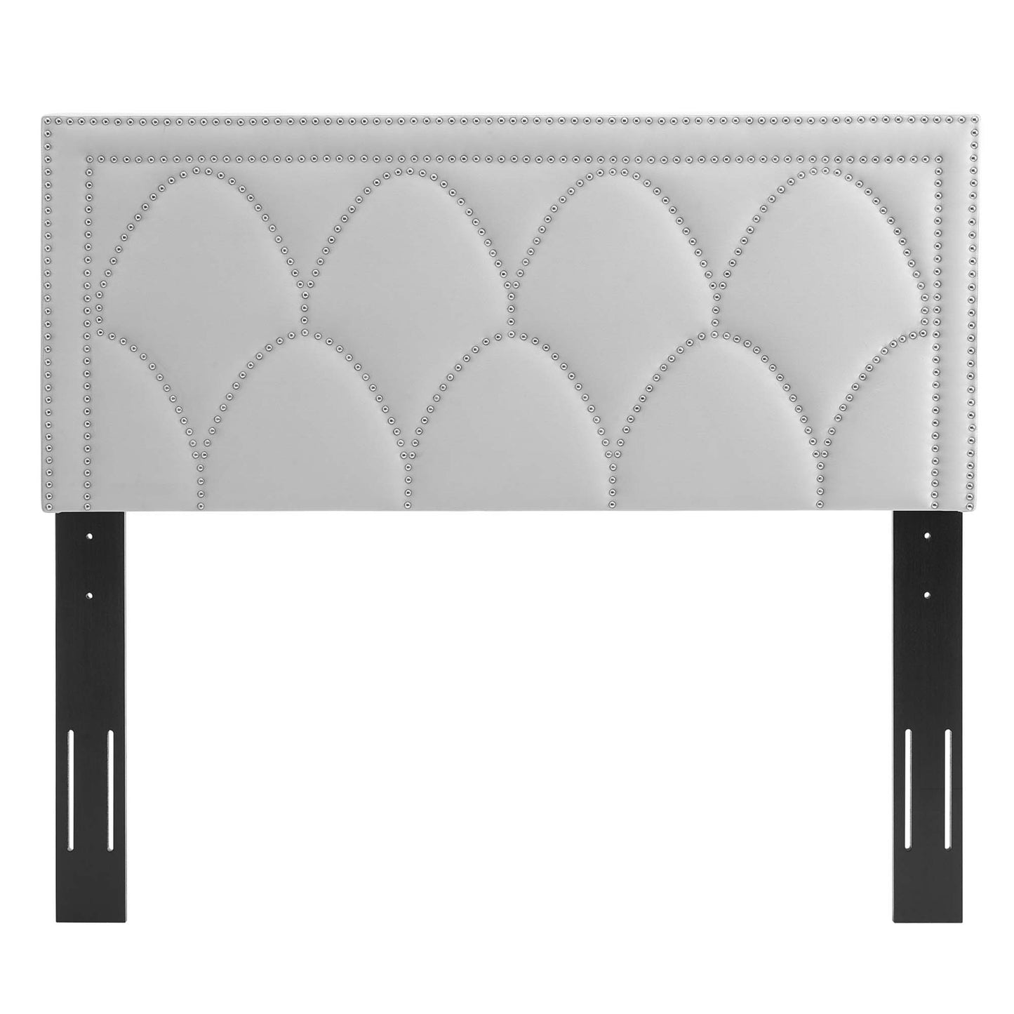 Modway Outlet Greta Performance Velvet Twin Headboard by Modway  Bedroom Furniture Light Gray - MOD-6320-LGR