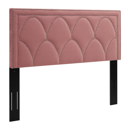 Modway Outlet Greta Performance Velvet King/California King Headboard by Modway  Bedroom Furniture Dusty Rose - MOD-6322-DUS