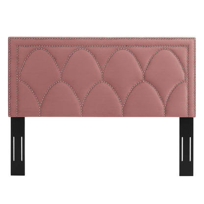 Modway Outlet Greta Performance Velvet King/California King Headboard by Modway  Bedroom Furniture Dusty Rose - MOD-6322-DUS