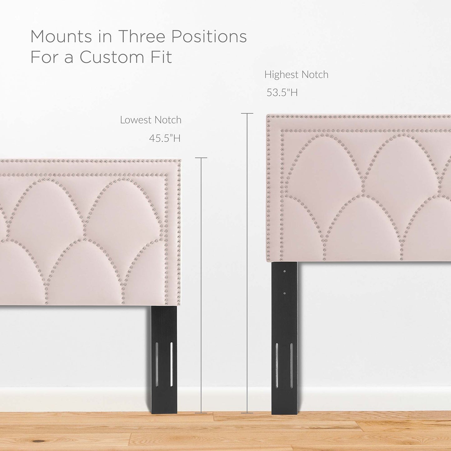 Modway Outlet Greta Performance Velvet King/California King Headboard by Modway  Bedroom Furniture Pink - MOD-6322-PNK