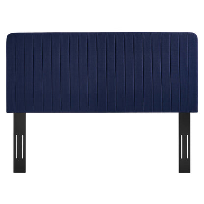 Modway Outlet Milenna Channel Tufted Upholstered Fabric Twin Headboard by Modway  Bedroom Furniture Royal Blue - MOD-6338-ROY