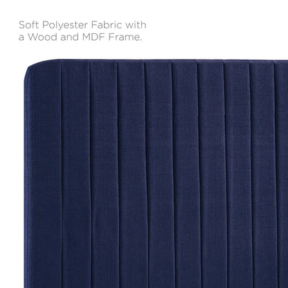 Modway Outlet Milenna Channel Tufted Upholstered Fabric Twin Headboard by Modway  Bedroom Furniture Royal Blue - MOD-6338-ROY
